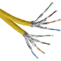Excel Dual Cat7A S/FTP LS0H Dca Network Cable – 500 m Reel – Yellow – Model 100‑911
