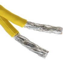 Excel Dual Cat7A S/FTP LS0H Dca Network Cable – 500 m Reel – Yellow – Model 100‑911