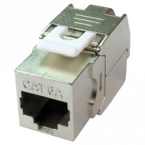 Cables Direct Cat6A Shielded Keystone Jack - Toolless