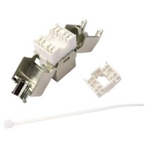 Cables Direct Cat6A Shielded Keystone Jack - Toolless