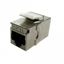 Cables Direct CAT6A Shielded Passthrough Keystone Jack