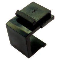 Cables Direct Keystone Blank Insert - Black - Pack of 10