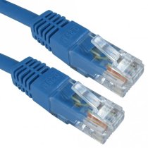 Cat6 UTP RJ45 Ethernet Patch Lead 0.15m - Blue