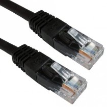 Cat6 UTP RJ45 Ethernet Patch Lead 0.15m - Black