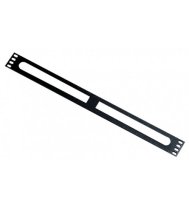 Excel 1U Letterbox Plate Black