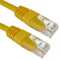 Cat6 UTP RJ45 Ethernet Patch Lead 0.15m - Yellow