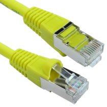 Cat6A S/FTP RJ45 Ethernet Patch Cable 0.15m - Yellow