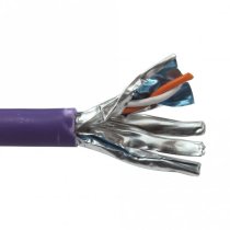 Cables Direct 305mtr CAT 6A SOLID U/FTP LSZH COPPER 24AWG VIOLET B2ca