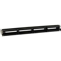 Excel ExpressNet 4-Module Unloaded Modular Panel 1U Silver