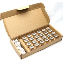 Excel Cat6 FTP Screened Low Profile Keystone Jack Toolless Silver (24-Pack)