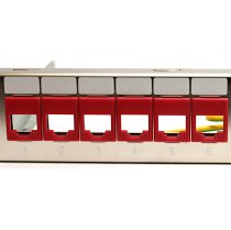 Excel Red Coloured Ident Inserts for Item 100-775 (6-Pack)