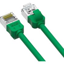 Excel Cat6A Mini RJ45 Ethernet Patch Cable 28AWG LSOH 1.5m Green