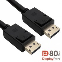 2m DisplayPort v2.1 DP80 cable