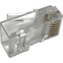 Excel Fast RJ45 Plug Suitable for U/UTP Cat5e and Cat6 (100-Pack)