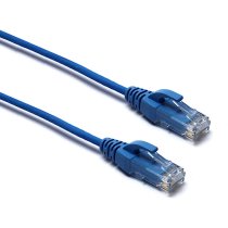 Excel Cat6 UTP Mini RJ45 Ethernet Patch Lead LS0H 1m - Blue