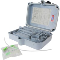 Enbeam IP55 Fibre Access Terminal Box Loaded with 12 x SC
