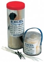 Nylon Cable Ties 2.5mm wide x 203mm long Black - Pack of 100