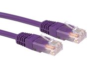 Cat5e UTP RJ45 Ethernet Patch Cable 2m - Violet - 26AWG