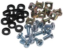 Cage Nuts, Bolts and Washers M6 - Pack of 50
