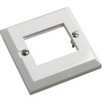 Excel Single Gang Faceplate - Excel 6C Modules