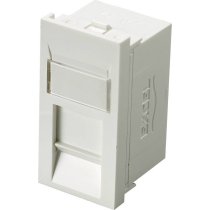 Excel Cat6 UTP RJ45 Euro Standard Module - White