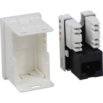 Excel Cat6 UTP RJ45 6C Module - White