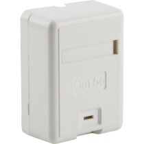 Excel Cat6 Plus 1 port surface mount box