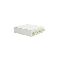 SC 4 Port Loaded Fibre Optic Patch Box 160mm x 160mm x 40mm