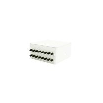 ST 16 Port Loaded Fibre Optic Patch Box 160mm x 160mm x 80mm