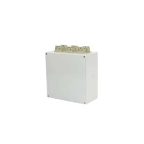 SC 6 Port Loaded Fibre Optic Patch Box 160mm x 160mm x 80mm