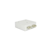 SC 2 Port Loaded Fibre Optic Patch Box 110mm x 110mm x 40mm