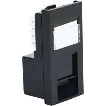 Excel Cat5e UTP Low Profile RJ45 Module - Black