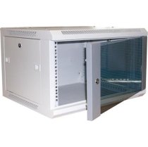 Excel 6U Wall Mounted Cabinet – WR600, 600mm Deep, Grey, Fully Assembled