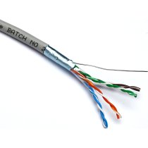 Excel Solid Cat5e Cable F/UTP PVC Euroclass Eca 305m Box - Grey