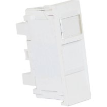Excel Cat6 UTP White RJ45 1 x Slimline Module Only