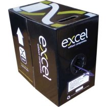 Excel Cat6 U/UTP Cable – 305m Box, LS0H, 23 AWG, Dca, Orange – 100-075