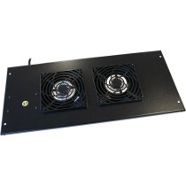 Excel 2 Way Roof Mounted Fan Tray – Black (Fits Excel Data Cabinets Only)