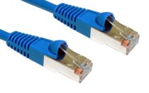 Cat5e FTP RJ45 Ethernet Shielded Patch Cable 0.5m - Blue