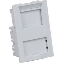 Excel Cat6 UTP RJ45 Low Profile 6C Module - White