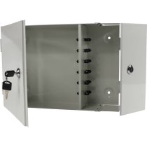 12 Port ST 2 Door Lockable Wall Mounted - Loaded