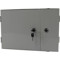 12 Port SC Duplex 2 Door Lockable Wall Mounted - Loaded