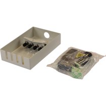 4 Port ST Tamperproof Connection Box - Gland Entry - Loaded
