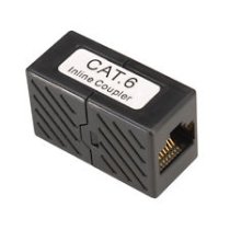Cat6 UTP RJ45-RJ45 Inline Through Coupler
