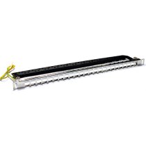 Excel 24 port 0.5U Unloaded Chrome Keystone Frame