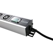 Excel PDU 10 Way C13 Sockets - C14 Plug - Vertical
