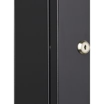 Excel Environ CR600 Floor-Standing Network Rack Cabinet – 42U x 600w x 600d, Black – 542-4266-GSBN-BK