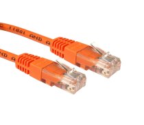 Cat5e UTP RJ45 Ethernet Patch Cable 5m - Orange - 26AWG